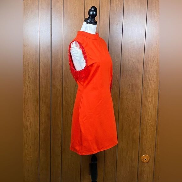 STAUD Beaded Mini Bodycon Dress size S - Picture 7 of 13